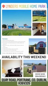 Glamping availability this weekend at Lynders Mobile Home Park